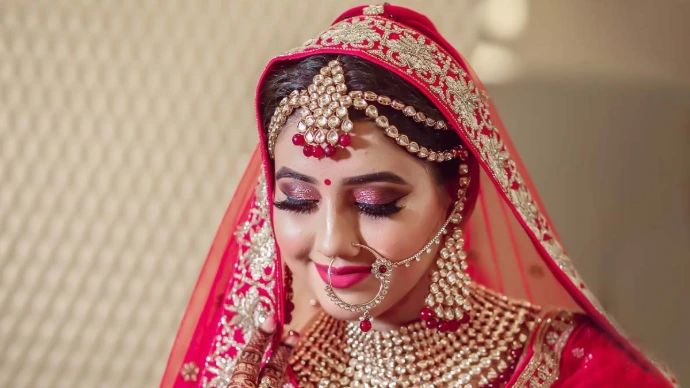 Bride makeup