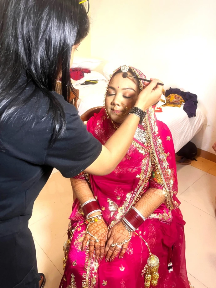 Bride makeup